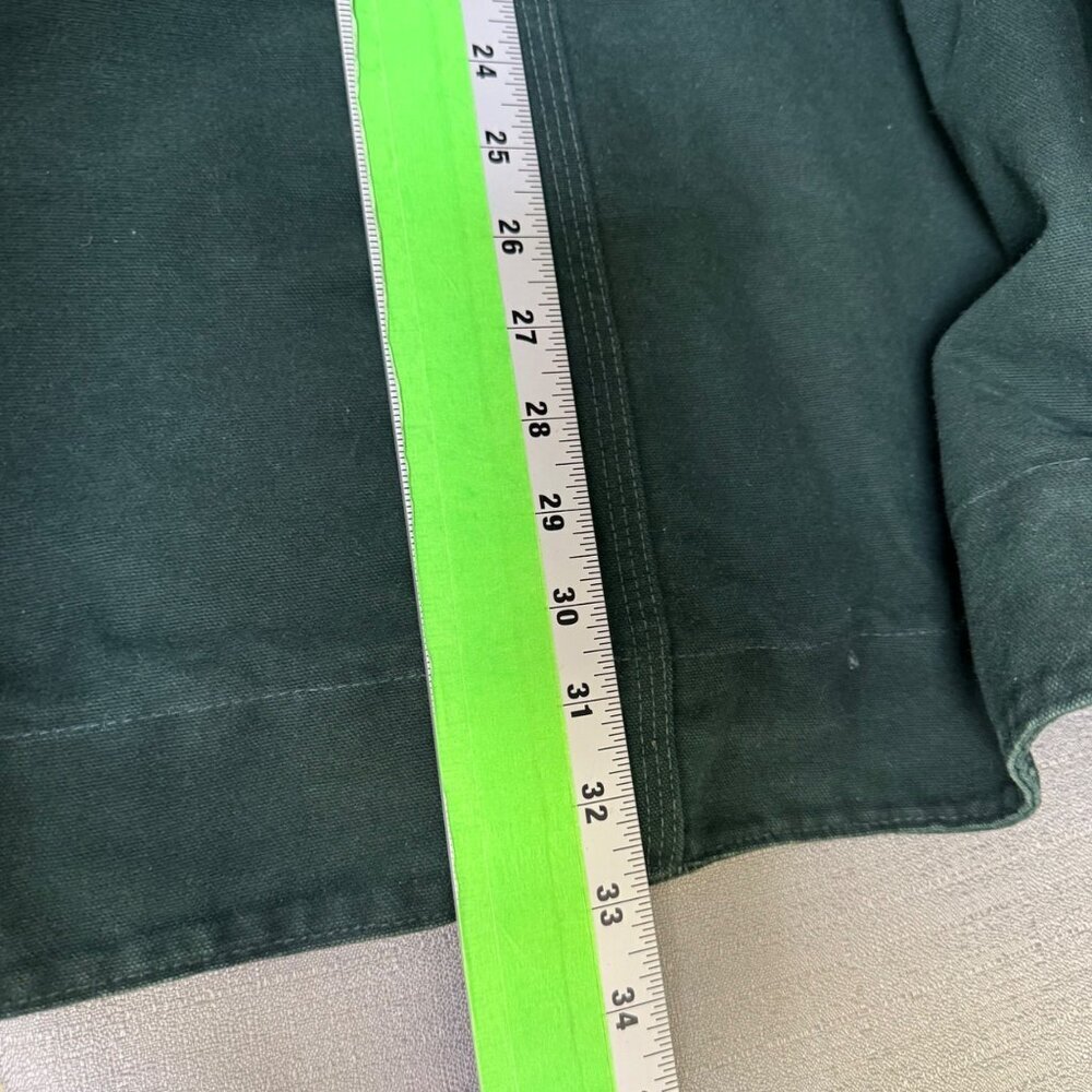 Carhartt C61 SPC Spruce Green Mens 2XL R Sherpa Lined Work Jacket Canvas Chore - Picture 10 of 16